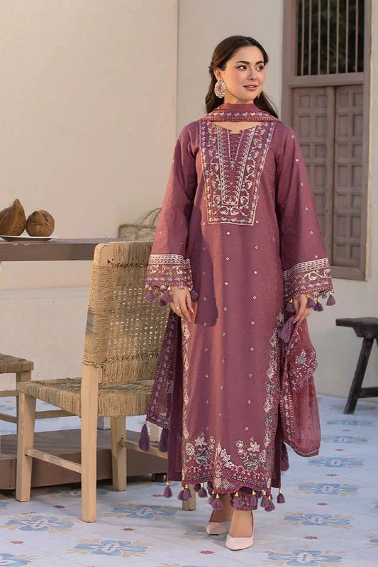Dhanak Three Piece Winter Collection